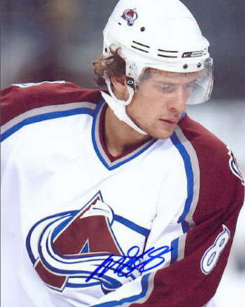 Wojtek Wolski autographed Hockey Card (Colorado Avalanche